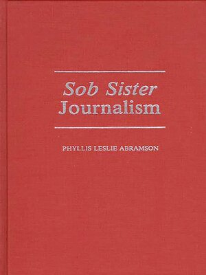 cover image of Sob Sister Journalism